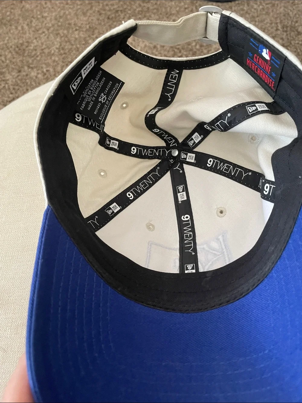 KC Royals Two-Tone spring training Baseball Cap in Blue and tan